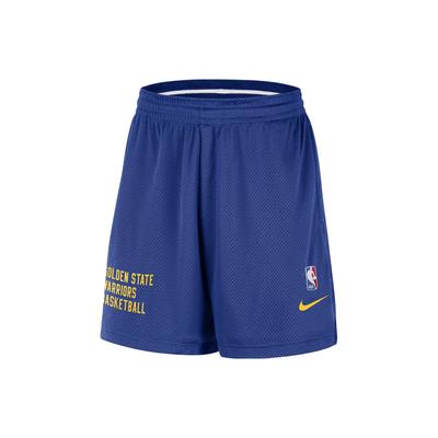 Golden State Warriors Logo Print Дышащие спортивные шорты мужские шорты королевского синего цвета FB3727-495