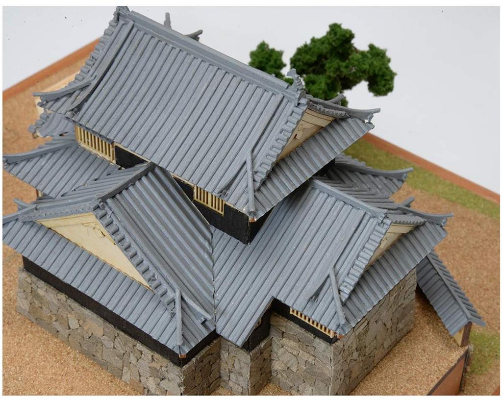 Woody Joe Bitchu Matsuyama Castle Wooden Model Assembly Kit 1/150