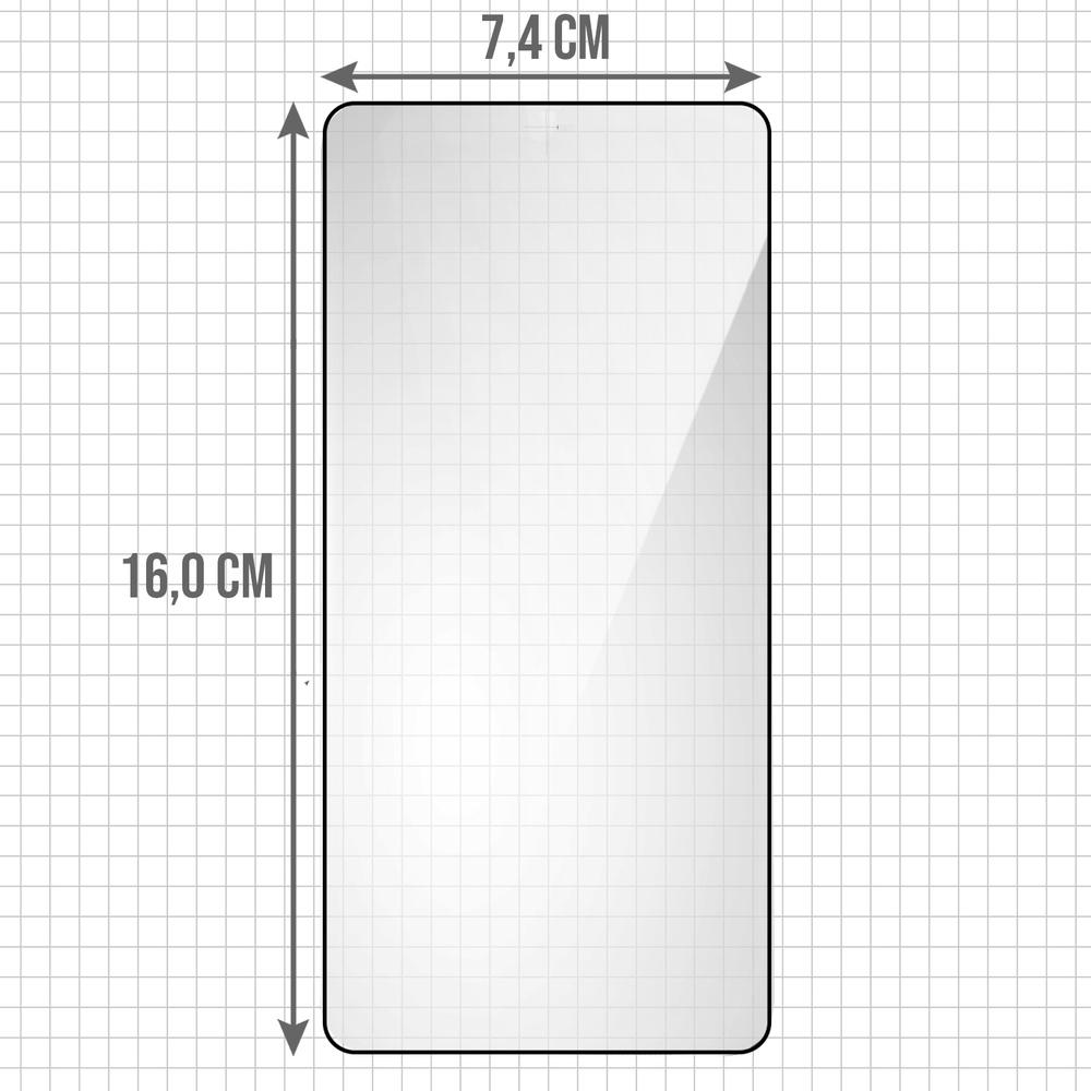 2x Tempered Glass for Samsung Galaxy S26 Ultra, ERBORD 3D full, full screen glass