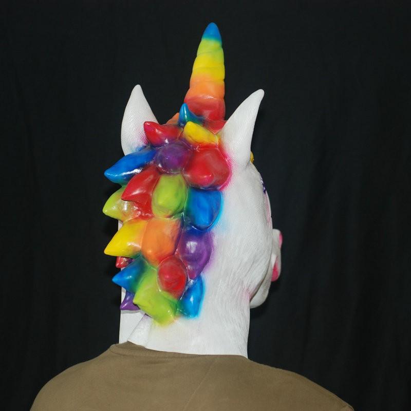 Zebra Horse Head Mask Halloween Funny Costume Prop Party