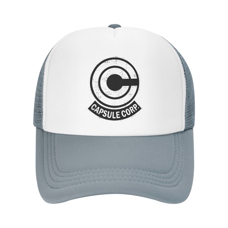 Сетчатая бейсболка Capsule Corp Унисекс Хип-хоп Snapback Кепки Летняя Дышащая Кепка-козырек Аниме DBZ Тракер Регулируемые Кепки