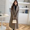 Mocana Retro Maillard Double-Faced Wool Coat