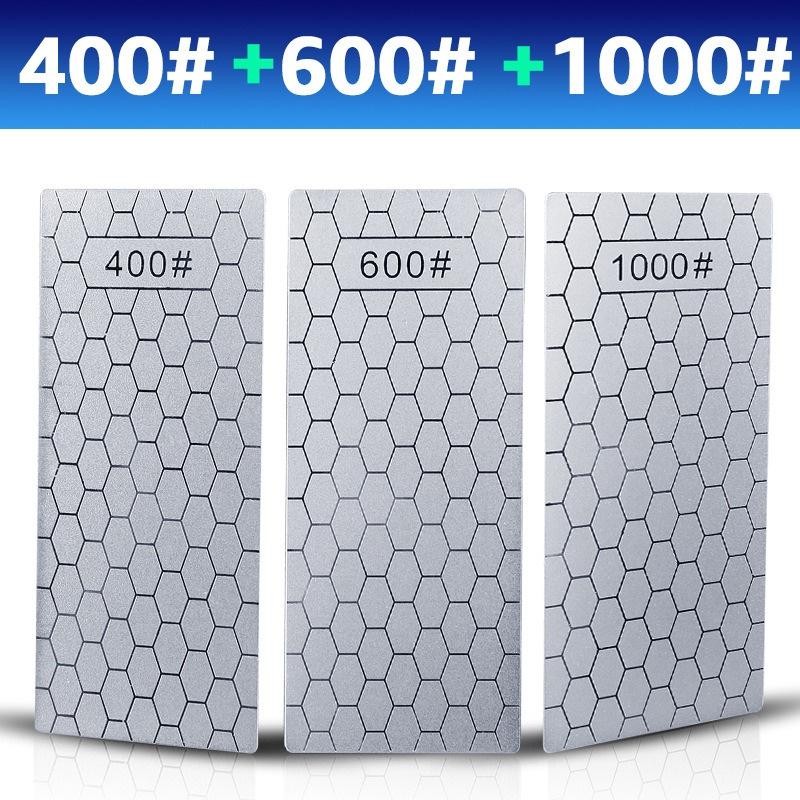 Кухонные инструменты Алмазные ножи Точильный камень 600# 800# 1000# Брусок Точильный камень Ультратонкий Сотовый Ручная точилка для ножей