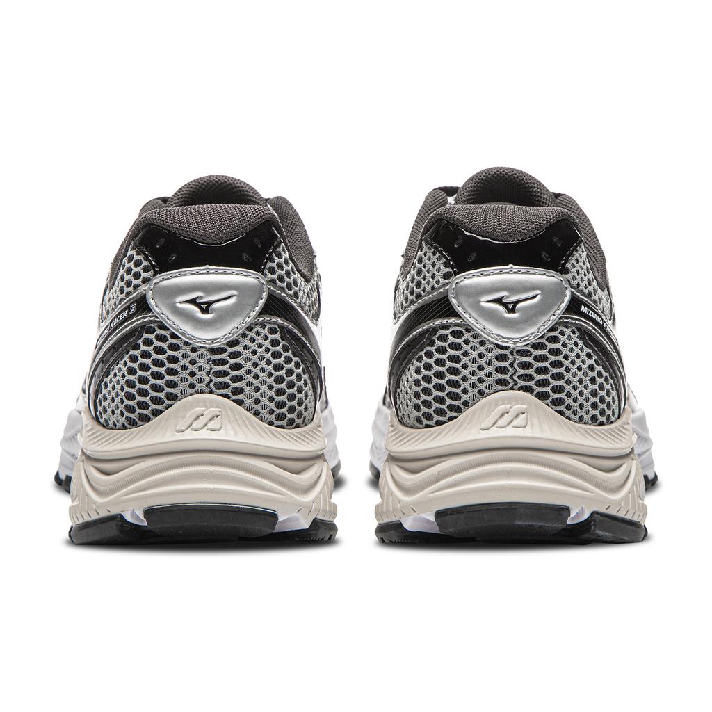 Mizuno Racer S Ретро Тренд Функциональные Городские Кроссовки на Толстой Подошве Удобные Низкие Кроссовки Унисекс Темно-Серые D1GH253517