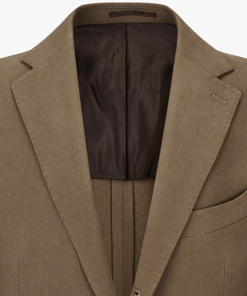 Man On The Boon [Drago] Stitch Detail Cotton Single Jacket_Brown 4714351011