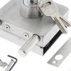 Glass Door Lock Office Stainless Steel Durable Push Sliding Gate for 10mm-12mm