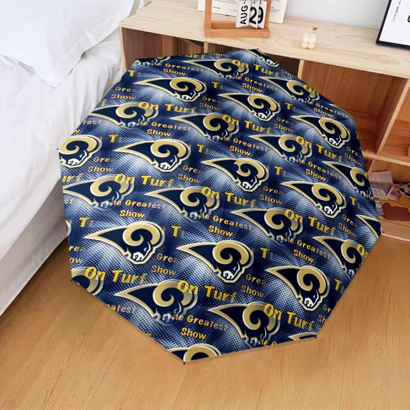 Los Angeles Rams Design Umbrella Folding umbrella, automatic umbrella 8-Frame for Travel, camping Use Gift for Halloween Christmas