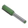 Straight Bit Extended 2 Flute Alloy Steel Trimming Slotting Woodworking Tools 14in Shank