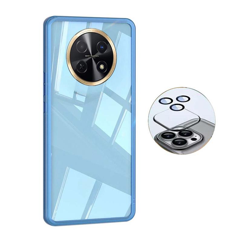 Чехол для Huawei Nova 15 Pro Max с защитой камеры, полупрозрачный, из мягкого силикона, противоударный, с защитными пленками для объектива