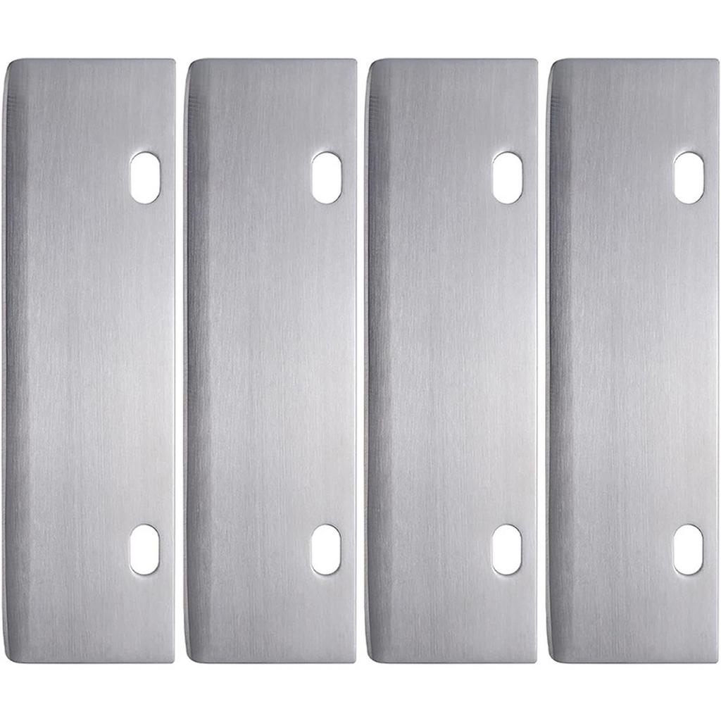 Набор из 4 шт. Сменные лезвия для гриля Нержавеющая сталь Скребок для гриля Прочный инструмент для чистки уличного гриля