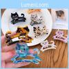 Charming Cat-themed Acetate Hair Claw Clip Fashionable Cartoon Design For Women