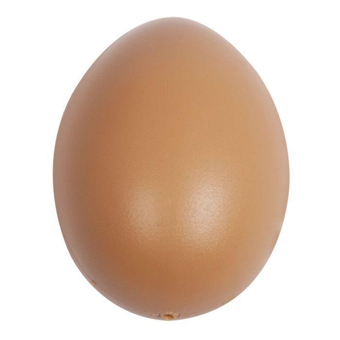 Oeuf en plastique à décorer - RAYHER - 6 cm - Beige - 1 pièce