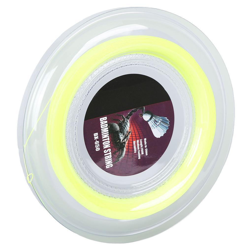 0.72mm 200m Badminton Racquet String Nylon Badminton Training Racket String Line BX 650 Fluorescent
