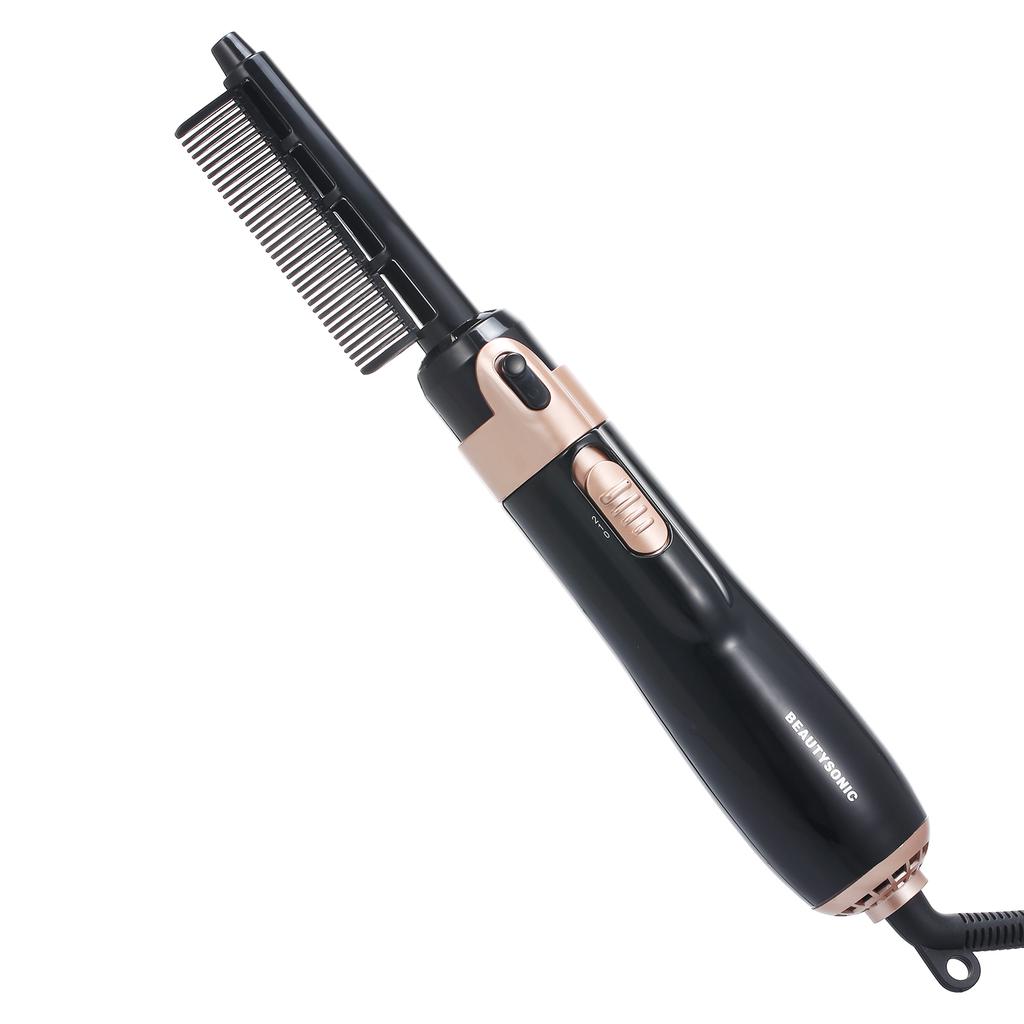 Фен 4 в 1, стайлер и средство для увеличения объема, бигуди, выпрямитель, щетка для сушки феном, вращающаяся расческа для сушки феном