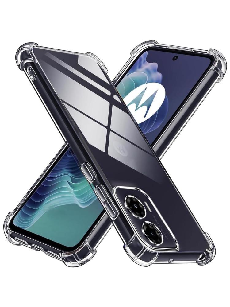 Transparent Shockproof Case for Motorola Moto G75 G85 G35 G55 5G G05 G15 E15 Protective Clear Cover Shell Fundas Coque