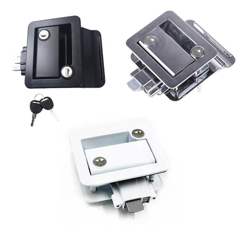 RV Travel Trailer Entry Door Lock for Camper Door for Latch Handle with Keys Secure for Camper Travel Trailer