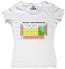 Periodic Table Elements Science Geek Female Fit Womens T-Shirt
