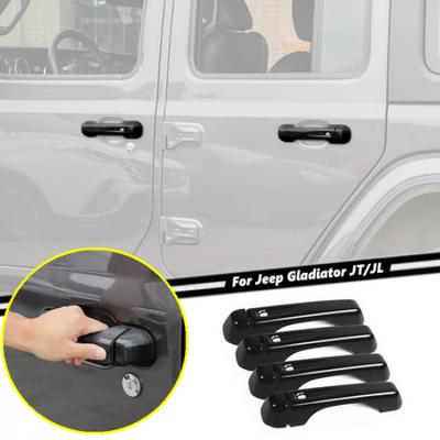 Для 18-2025 Jeep Gladiator JT/Wrangler JL Черная Накладка на Ручку Боковой Двери