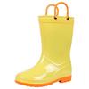 Fashion Kidmi Children Rain Boots Girls And Boys Outdoor Non-slip Rubber Rain Shoes Cute Easy Clean Kids Waterproof Boots With Handles