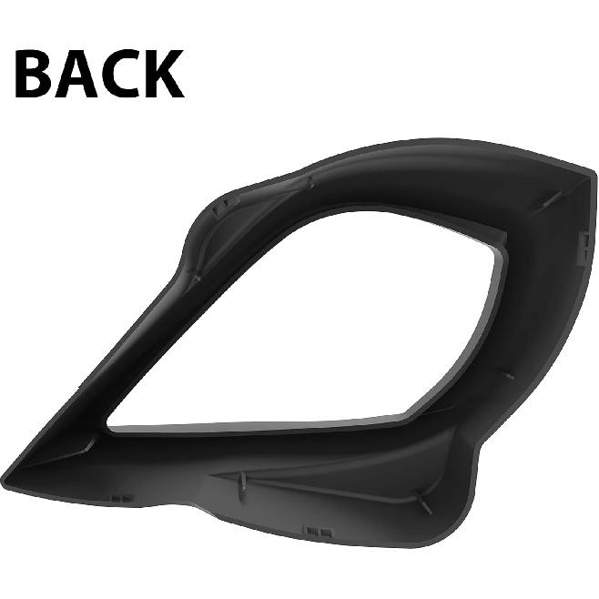 SAUTVS Left & Right Headlight Covers for Raptor 700, Head Lamps Light Cover Trim Bezel for Yamaha YFZ 450 YFZ450R YFZ450X Wolverine 450 350 250 350