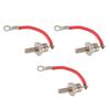 3PCS 25A ZX25 12 Diesel Generator Diode Small Portable Rectifier Diode Replacement Accessories Parts Positive Red Line
