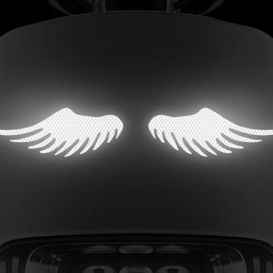 Наклейка на кузов автомобиля, практичная, высокая яркость, яркий цвет, крыло ангела, авто наклейка, автомобильные аксессуары