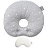 ESMERALDA Пончик Детская Подушка для Сна Серая Вставная Подушка, Подушка, Время, Звезда, esm-mkuma01
