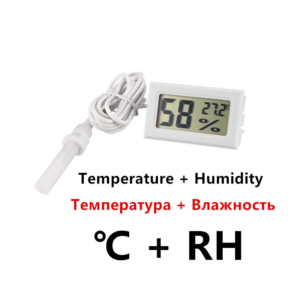 Мини-цифровой ЖК-дисплей для использования в помещении, удобный датчик температуры, измеритель влажности, термометр, гигрометр, датчик