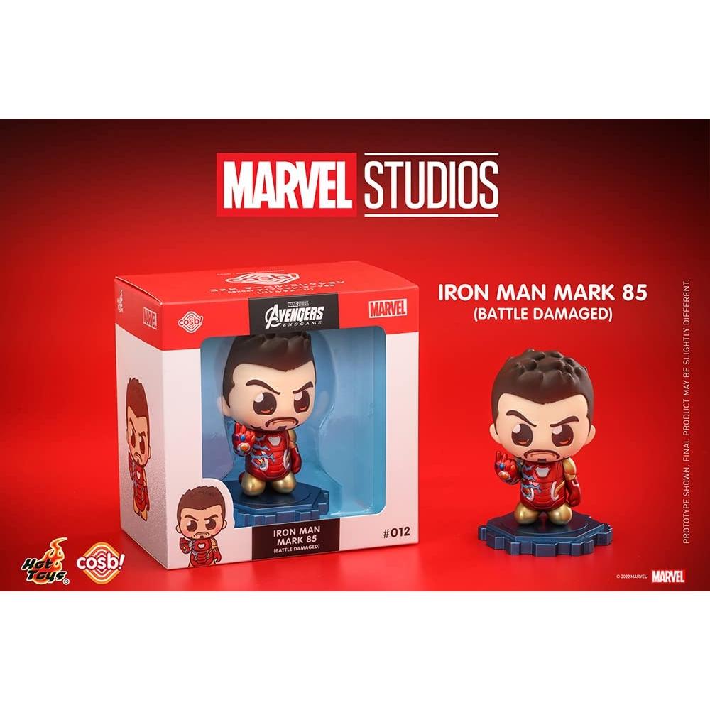 Cosbi Marvel Collection Movie AvengersEndgame Iron Man Mark 85 (Battle Damage) #012 Non-Scale Figure Red Height Approx. 8cm CBX041