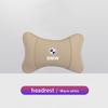 NAZF2 keychain High-quality Leather Car Seat Headrest Memory Foam Comfort Pillow Auto Interior For BMW M Logo E46 E53 E93 X5 E92 E9E53