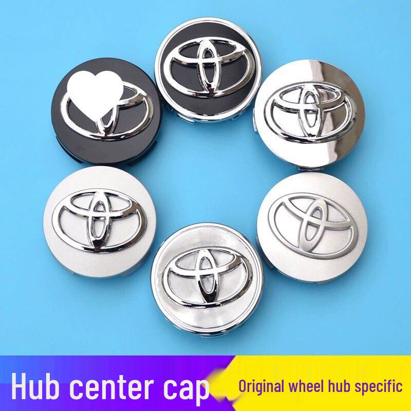 Compatible Wheel Hub Cap Emblem for Camry, Highlander, Reiz, E'Z, and Corolla