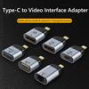 USB C To DP/Mini DP/VGA/RJ45/HDMI-compatible Adapter USB Type C 8K/4K/1080P Video 1000Mbps Lan Ethernet Converter for Macbook