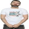 Мужская винтажная футболка Looney Tunes с Багзом Банни, размер S, белая