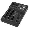 4-канальный мини-микшерный пульт, цифровой аудиомикшер, 2-полосный эквалайзер, встроенный фантомное питание 48 В, 5 В