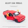 Dodge Challenger 1/36 имитация литья под давлением металлический сплав модель автомобиля звук свет инерционный механизм коллекция игрушки мальчики дети juguetes niños