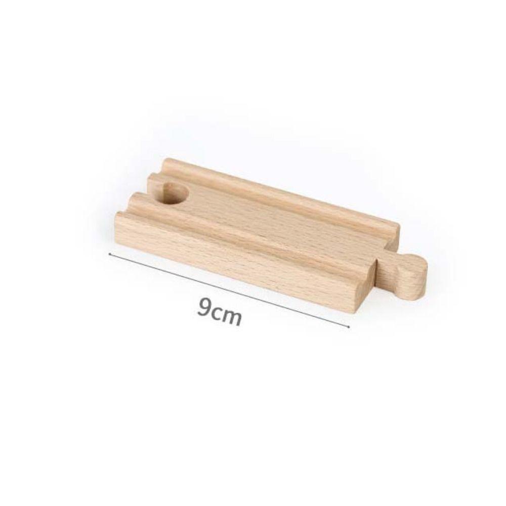 Children Wooden Track Accessories Train Track Toys Track Connector Toys Wooden Track Railway Toys