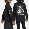 Nike Футболка с длинным рукавом и графическим принтом ACG Letter, детские топы, цвет черный FD3153-010