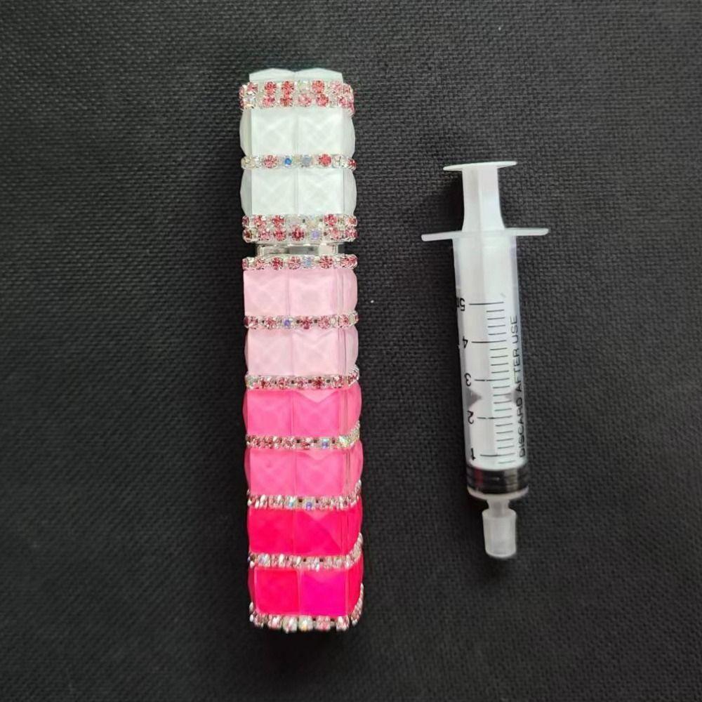 Rhinestones Perfume Bottle Refillable Cosmetic Container Luxury Sample Vials  Makeup