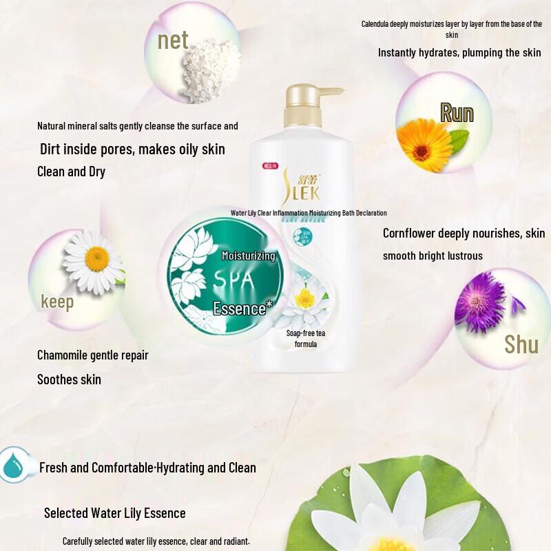 Sleek Lotus Water Lily Shampoo & Shower Gel Set