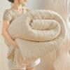 Утолщенные одеяла из кораллового флиса для зимы, теплые мягкие жаккардовые одеяла из искусственной овечьей шерсти для спальни, для сна, на диван