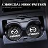 Creative Sport Car Water Cup Coaster Mat for Mazda CX5 CX30 Axela Atenza Interior Styling