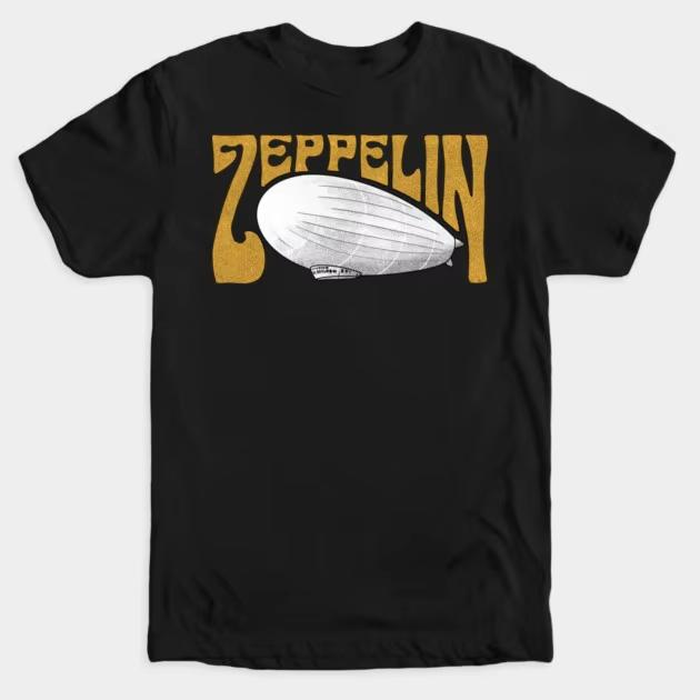 Led Zeppelin Винтажный Арт графика летняя Унисекс Футболка Унисекс Круглый вырез 100% Хлопок Короткий рукав Y2k Оверсайз Для активного отдыха