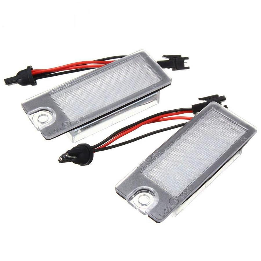 2 шт. Светодиодные фонари номерного знака без ошибок, подходят для Volvo S80 V70 XC70 S60 XC90