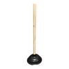 Yousheng Toilet Drainer Heavy Duty Rubber Force Cup Plunger с длинной деревянной ручкой Туалетный драгер для засоренных туалетов