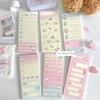 Korean Ins Cute Animal Memo Pad Non-sticky Kawaii Girl Loose-leaf Notepad Message Paper Scrapbook DIY Background Material Paper