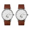 TRIWA Unisex Pair Watch Falken Smoseco Brown Leather Silver Watch [TRIWA] Men's Women's FAST103-CL010212FAST103-CL010212 [Item]
