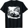 32 Deuce Coupe Силуэт 3 Окна Deuce Coupe Хот-род Футболка