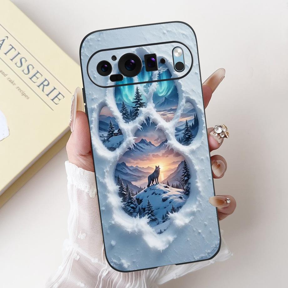 Silicone Butterfly Flower Aesthetic Cover Case For Google Pixel 9 Pro 9A Funda Use For Google 8 8a 8Pro Soft Matte Bumper Capa