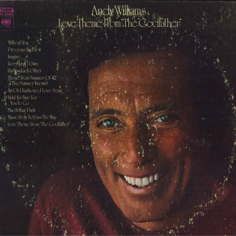 LP Record ANDY WILLIAMS - Love Theme From "the Godfather" KC31303 COLUMBIA 1972 US Jazz Used