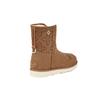 UGG Вышитые ботинки Kenton, теплые, удобные, короткие, зимние ботинки, унисекс, каштановые 1136610-CHE